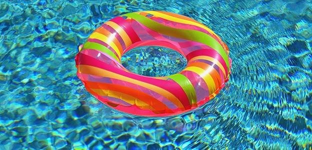 Zwemband in water