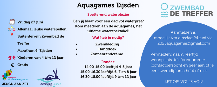 Definitieve poster aquagames Eijsden