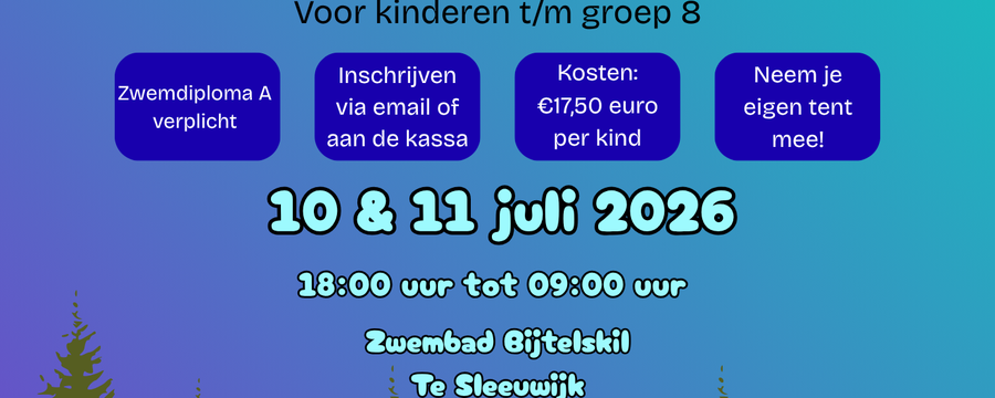 Kampeer nacht poster 2026