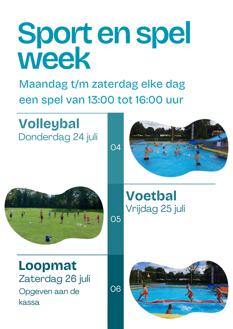 Sport en spel week planning 2