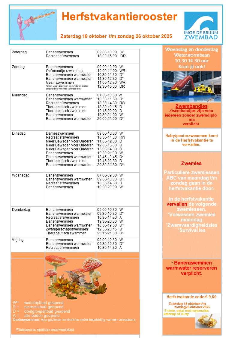 herfstvakantie 2025