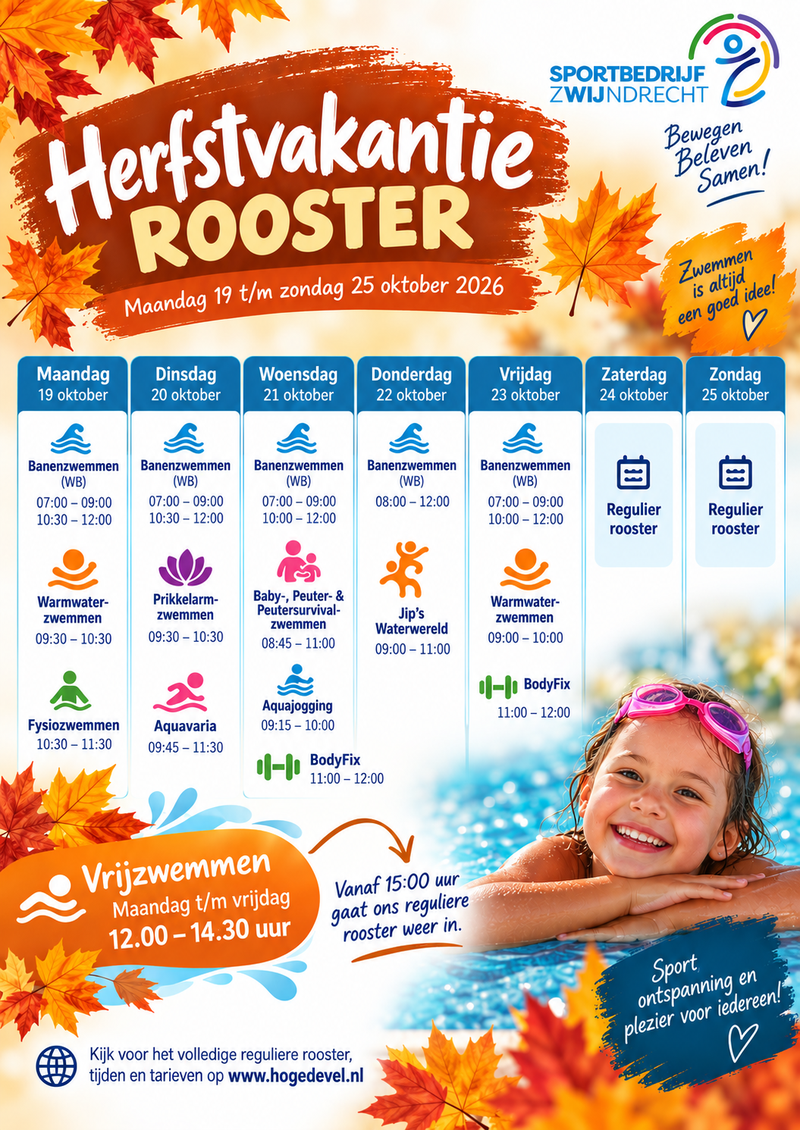 herstvakantierooster activiteiten