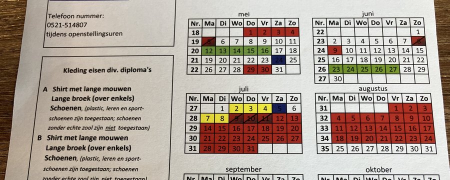 zwemlesplanner 2025 2
